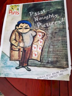 Worlds best airline poster 1963