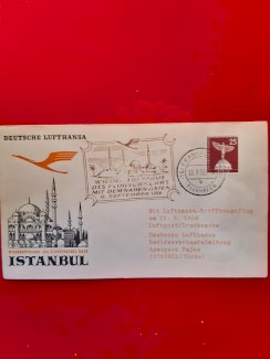 diverse Erstflugbriefe LUFTHANSA 1956-1967