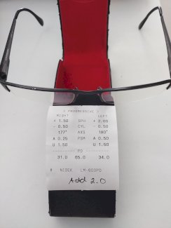 Carrera Gleichsicht Brille CA 7548 RZZ Schwarz, gebraucht