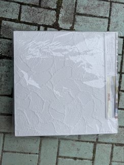 Weisse Decken/ Wand Platten inklusive Kleber