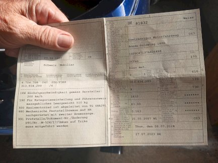 Honda Goldwin  - Gratisinserat.ch