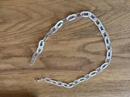 Wunderschöne Silberhalskette