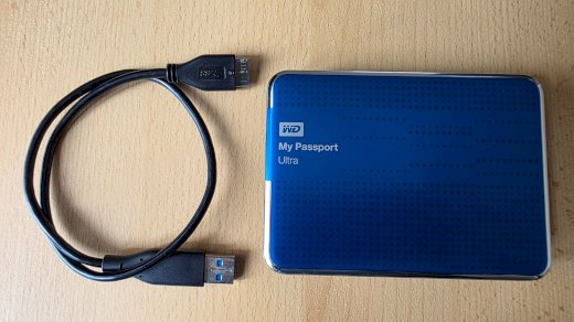 2 TB kompakte externe Harddisk