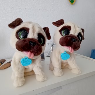 2 Plüsch Hunde