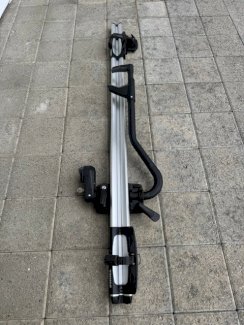 Thule Dach-Fahrradträger Pro Ride 591 Grau/Schwarz, verschliessbar