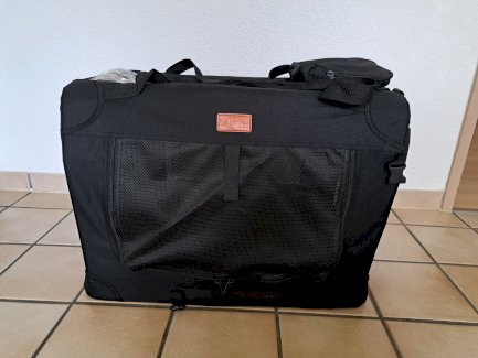 Neue Stoff-Hundebox, Gr. M, 60x42x42cm - Gratisinserat.ch