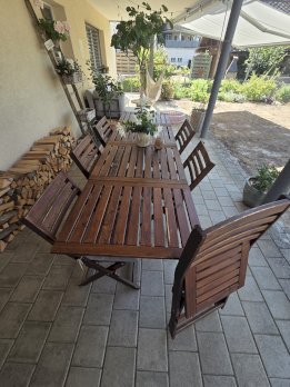 Gartentisch inkl. 6 Stühle