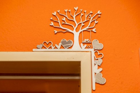 ROMANTISCHE TÜRRAHMEN-ECKDEKORATION BAUM DER LIEBE - Gratisinserat.ch