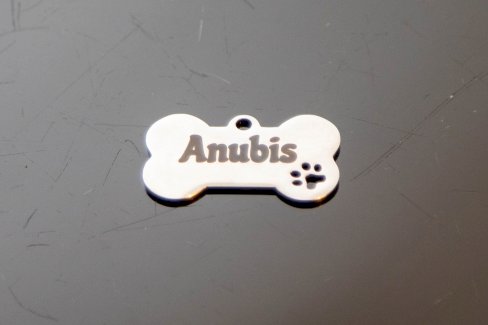 PERSONALISIERTE HUNDEMARKE IN KNOCHENFORM 