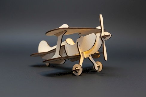 PERSONALISIERBARER 3D- DOPPELDECKER FLUGZEUG - Gratisinserat.ch