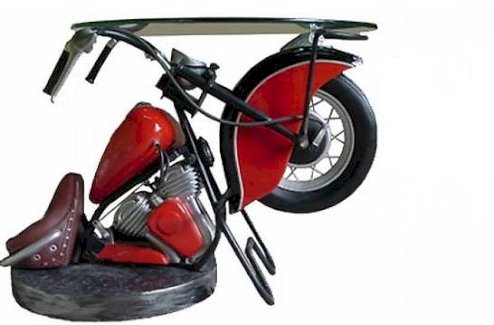 Vintage INDIAN Bike Tisch