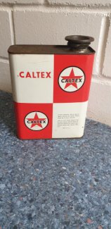 Caltex-Gallonen-Motoröl Vintage-Dose & weitere Sammler Dosen