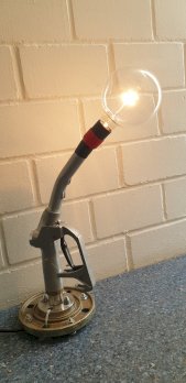Gas Pump Lamp