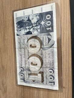 Schweizer Banknote  - Gratisinserat.ch