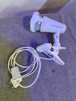 Lampe zum Anklammern, Schnapperli