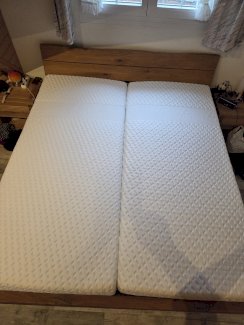 2x Neuwertige und wenig gebrauchte Federkernmatratze 90x200