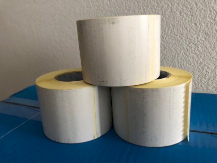 Thermoetiketten-Rollen permanent haftend  - Gratisinserat.ch