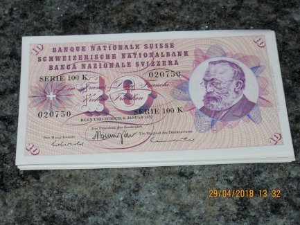 Banknoten Gottfried Keller - Gratisinserat.ch