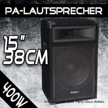 DISCO BOX BASS Reflex Discobox, Ibiza, 2-Wege, 15" 179.-
