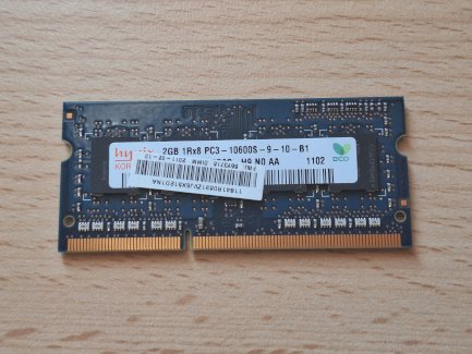 Hynix 2GB RAM Riegel DDR3 1066 SO-DIMM - Getestet! - Gratisinserat.ch