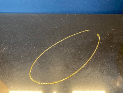 Neue Gold Halskette Gold plattiert 18 K Stempel 60 cm 7 Gramm - Gratisinserat.ch