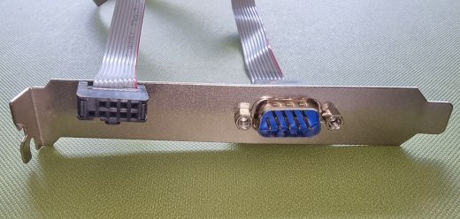 D-SUB COM- Slotblech mit Anschluss- Kabel - Gratisinserat.ch