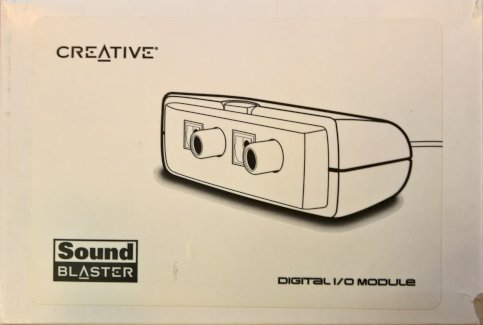 Digitales S/PDIF IO- Modul für Creative- Audiokarten - Gratisinserat.ch