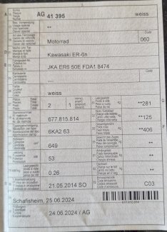 Kawasaki ER-6n - Gratisinserat.ch