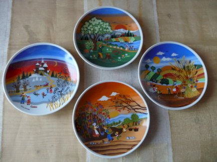 4 Jahreszeiten Teller - Gratisinserat.ch