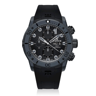 Edox CO-1 Carbon Chronograph Automatic Herrenuhr (Fabrikneu) - Gratisinserat.ch