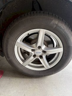 4x Continental Winterräder 215/65 R16 auf Alutec Felgen - Gratisinserat.ch