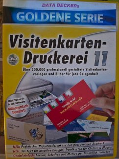 Visitenkarten Druckerei 11 (PC, 2007)