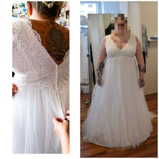 HOCHZEITSKLEID GR. 52  - Gratisinserat.ch