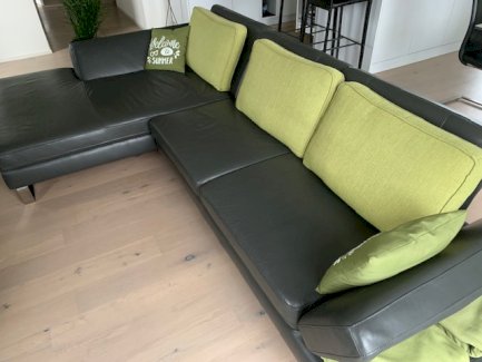Leder Wohnlandschaft /Sofa