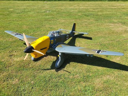 JU87 STUKA von Seagullmodels 2286mm, Flugbereit - Gratisinserat.ch