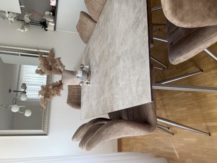 Moderner Esstisch mit 6 Stühlen - Gratisinserat.ch