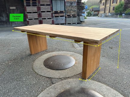 EICHENTISCH MASSIV GEÖLT - Gratisinserat.ch