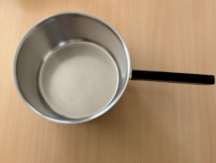 Stielkasserolle mit Deckel aus Edelstahl von Noser Inox - Gratisinserat.ch