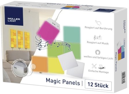 Müller-Licht tint LED Magic Panels 12er-Set (21000056) - Gratisinserat.ch