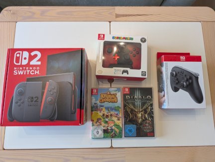 Nintendo Switch 2 mit 2 Spielen und Pro Controller - Gratisinserat.ch