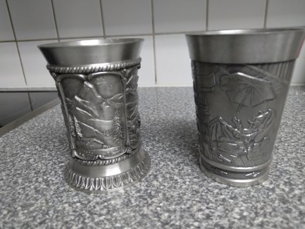 2x Zinnbecher - Gratisinserat.ch