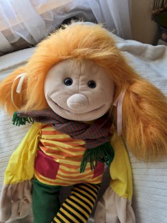 Puppe Living Puppet Handpuppe Pippi langstrump das Mass von der höhe her 70 cm Handpuppe Neuwertigf - Gratisinserat.ch