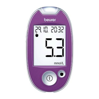 Beurer Blutzuckermessgerät GL 44 mmol / l f. Diabetiker lila