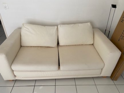 IKEA Schlafsofa cremefarbend 180x88