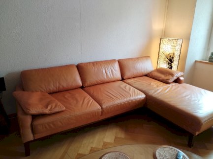 Schöne und gut erhaltene Ledercouch - Gratisinserat.ch