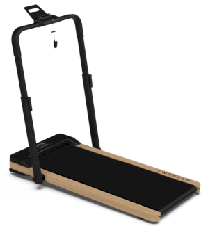 NEUES TWHEELS Walking Pad Laufband aus Eichenholz \"mit ausklappbarer Griffstange\" und iPad-Halterung für Maximalgewicht von 135 kg (Neuwertig, bereits montiert) - Gratisinserat.ch