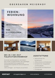 2.5-Zi-Ferienwohnung direkt bei der Talstation