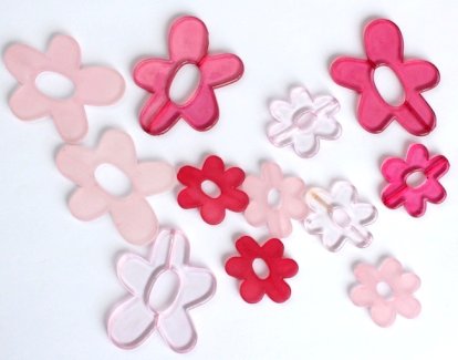 Acryl Blumen rosa - Gratisinserat.ch