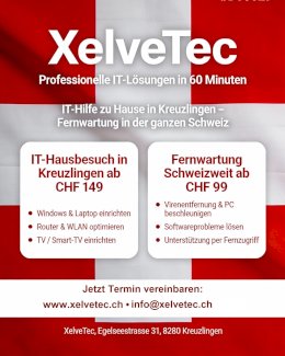 IT-Hilfe Kreuzlingen: PC & Router CHF 99 bis 25.02!