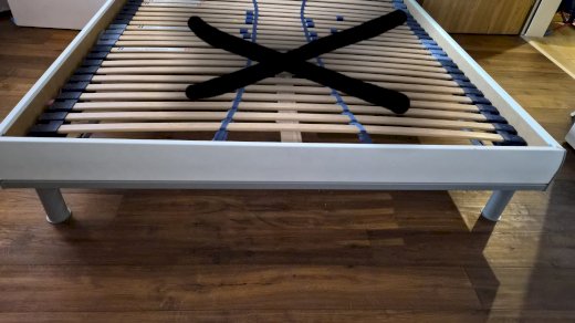 Bett gratis (Ohne Rost)